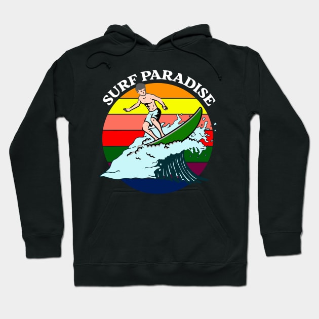 Surfing Paradise Hoodie by Right-Fit27